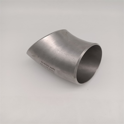 Sliver Astm B466 Uns C71500 Cuni7030 Phụ kiện ống 45 độ Khuỷu tay