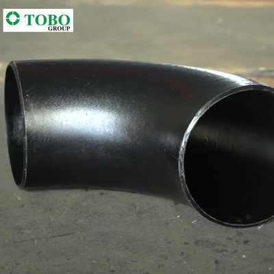 TOBO Kích thước tùy chỉnh Phụ kiện ống thép hợp kim A234 WP5 / Khuỷu tay hàn 90 độ