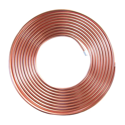 Ống đồng cuộn liền mạch C10100 C11000 C12200 Cuộn tròn ống đồng thép 3mm 15m