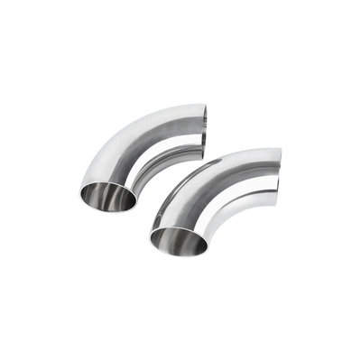Kim loại Nickel hợp kim Inconel 625 tốt nhất 45 độ Butt hàn khuỷu tay ASME B16.9 tùy chỉnh kích thước bạc
