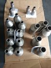Silver Color Titanium Alloy Pipe Reducer Welded Seamless Surface Finished