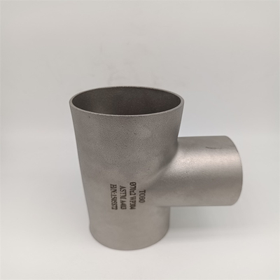 Butt-hàn Ống thép không gỉ Phụ kiện ống Tee bằng nhau Vòng bằng nhau 90 ° Tee