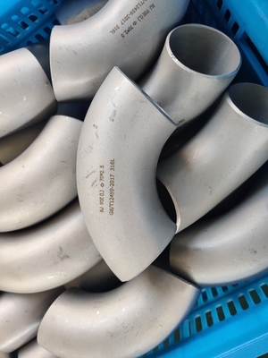 Phụ kiện ống thép hợp kim 90 EL, BW ĐẾN B16,9, EEMUA 146 SEC.1 3 &quot;WT = 2,5 mm Cuni 9010