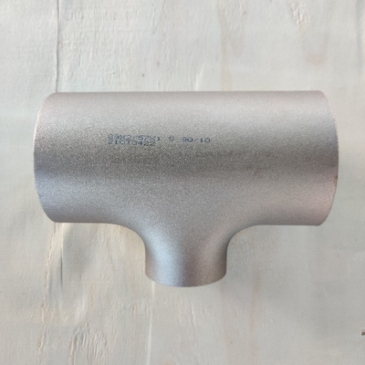 ASME B16.9 Butt hàn bằng / giảm Tee Kích thước thay đổi từ NPS1/2 "-60" Phân phối nhanh MOQ thấp Vật liệu tùy chỉnh ví dụ như thép carbon thép không gỉ
