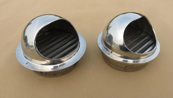 Lưới thông gió bằng thép không gỉ Lưới tản nhiệt không thấm nước Nắp thông gió 3 &quot;50MM 304 Thép không gỉ