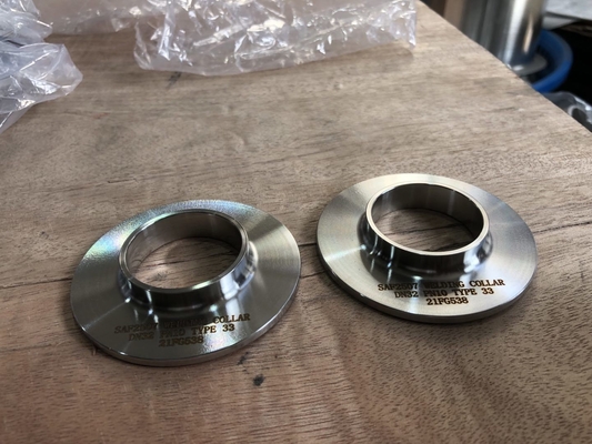 Ống thép siêu song song EN 1092-1 PN 10 DN 65 Kiểu 33 UNS S32750 Cổ áo hàn