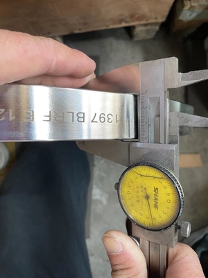 Mặt bích thép mù siêu kép RF UNS 32760 10 "1500 # Phụ kiện đường ống rèn