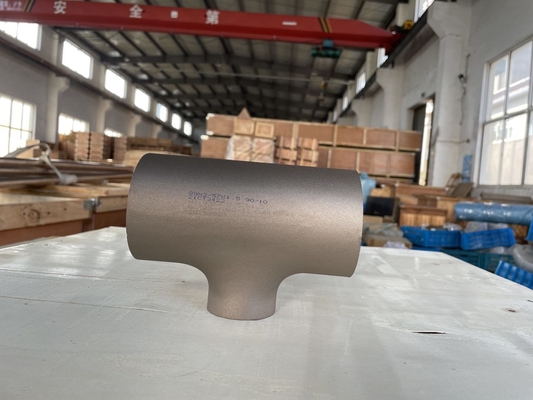 Phụ kiện ống thép hợp kim Equal Tee 3&quot; 2.5MM EEMUA 146/1 ASTM B466 UNS C70600 TEE