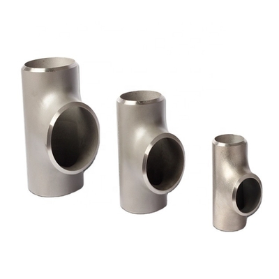 Phụ kiện đường ống thép không gỉ kép Tee bằng nhau UNS S31804 ASME B16.9 STD