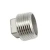 Phụ kiện đường ống bắt vít bằng thép không gỉ Phụ kiện đường ống có ren Phích cắm đầu vuông, 150PSI, SS304 SS316