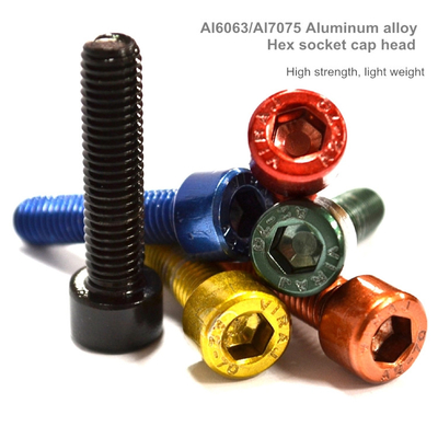 Chốt Din 912 M3 M4 X 16 Mm Hex M5 M6 M36x2 St Đen Xanh Màu Anodized Allen Bolt Nhôm Vít