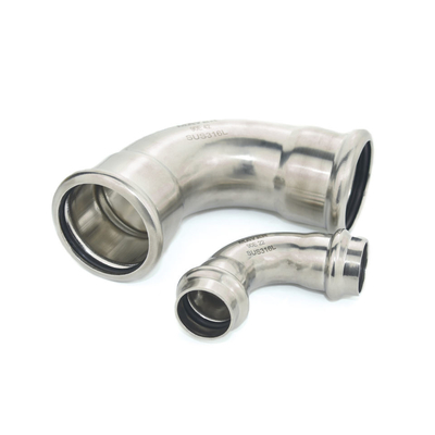 UNS N10276 BW Khuỷu tay STD 90D Phụ kiện đường ống hàn mông bằng thép hợp kim niken