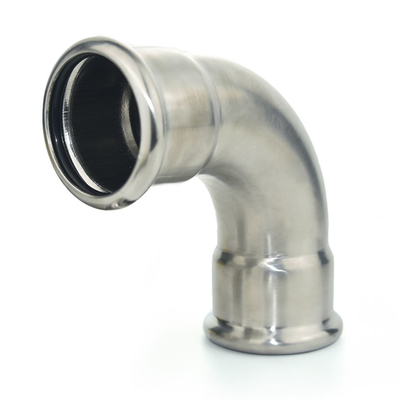 Thép không gỉ SS304 SS316L Cấp thực phẩm Đánh bóng khuỷu tay 90 độ cho phụ kiện đường ống