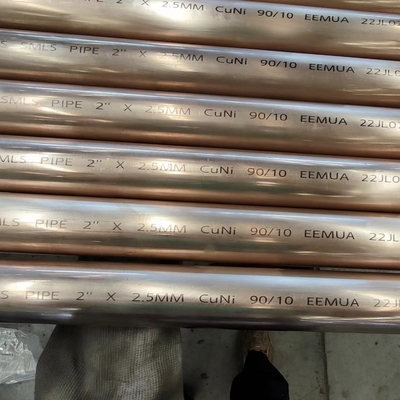 EEMUA CUNI 90/10 C70600 ỐNG HỢP KIM ĐỒNG NICKEL DÀNH CHO TÀU DU THUYỀN DÀY 6 INCH 1.5MM