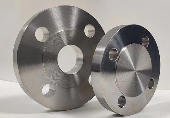 Mặt bích rèn hợp kim titan Gr2 Phụ kiện ống cổ hàn Mặt bích titan để bán