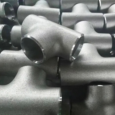 ASTM B363 Gr2 Titan Giảm Tee Phụ kiện đường ống hợp kim Titan Rèn áp suất cao