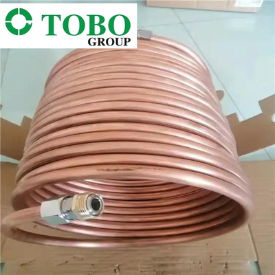 Hệ thống ống dẫn đồng niken đánh bóng cho các ứng dụng chiều dài và đường kính tùy chỉnh