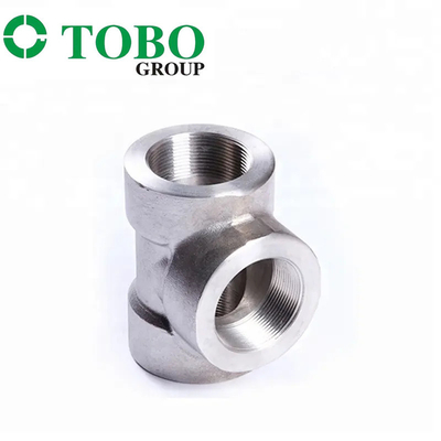 ANSI/ASME thép không gỉ thép carbon thép sợi Tee tùy chỉnh kích thước & vật liệu công nghiệp