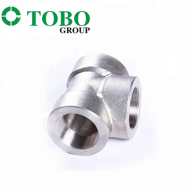 ANSI/ASME thép không gỉ thép carbon thép sợi Tee tùy chỉnh kích thước & vật liệu công nghiệp