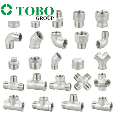 Thép hợp kim rèn Tee Phụ kiện đường ống SS316/304 Sản xuất tại Trung Quốc Mối hàn ổ cắm ren bằng thép không gỉ Tee bằng nhau