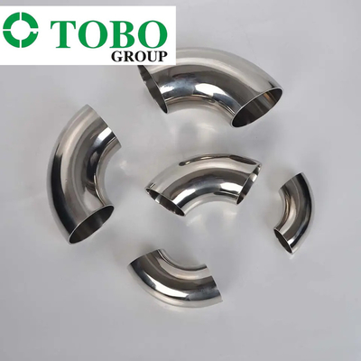Bán nóng Phụ kiện ống thép hợp kim thấp BW khuỷu tay A234 WP91 90D LR 14 "STD ASME B16.9
