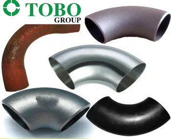 Phụ kiện đường ống thép hợp kim A234 WP5 Khuỷu tay 90 độ LR Ống khuỷu tay hợp kim thép carbon liền mạch Uốn cong