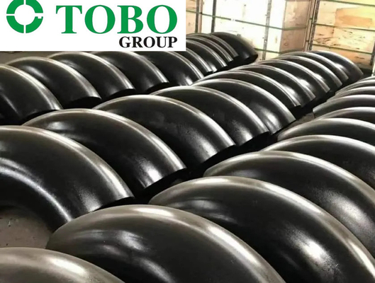 Phụ kiện đường ống hàn mông A234 WPB Khuỷu tay bằng thép carbon Bán kính ngắn Uốn cong 3 "STD ASMB E16.9