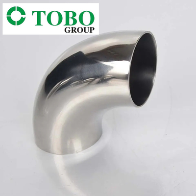 Bán nóng Phụ kiện ống thép hợp kim thấp BW khuỷu tay A234 WP91 90D LR 14 "STD ASME B16.9