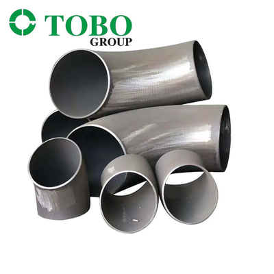 Bán nóng Phụ kiện ống thép hợp kim thấp BW khuỷu tay A234 WP91 90D LR 14 "STD ASME B16.9