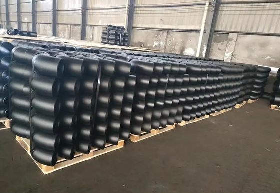 Phụ kiện ống thép hợp kim ASTM A234 WP5 Liền mạch 90 độ LR DN120 Sch160 Khuỷu tay đen