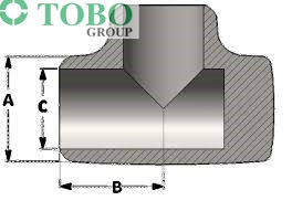Áo thun đệm chất lượng cao TOBO - 4&quot; Sch XH A/SA234 WPB liền mạch