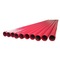 Ống thép composite tráng nhựa màu đỏ ASTM A106 Ống thép dày bằng thép carbon