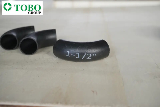 TOBO Kích thước tùy chỉnh Phụ kiện ống thép hợp kim A234 WP5 / Khuỷu tay hàn 90 độ