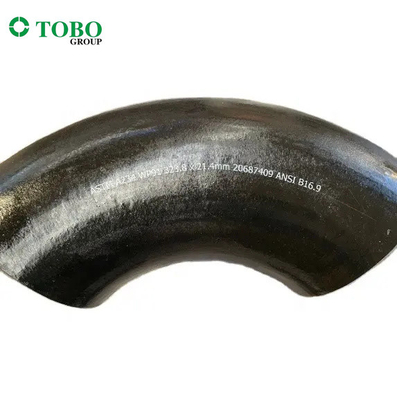 Phụ kiện hàn mông ASTM A234 WP91 Thép hợp kim Khuỷu tay ống bán kính dài 90 độ liền mạch