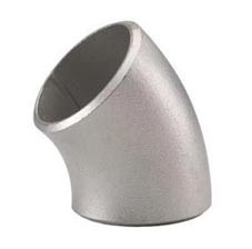 Kim loại Nickel hợp kim Inconel 600 45 độ Butt hàn khuỷu tay ASME B16.9 1 đến 24 inch bạc