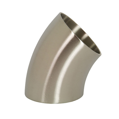 Kim loại Nickel hợp kim Inconel 600 45 độ Butt hàn khuỷu tay ASME B16.9 1 đến 24 inch bạc