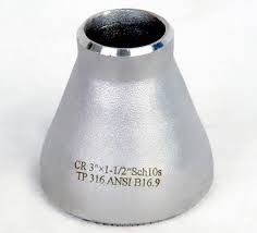 Đồng hợp kim 800 Butt Seamless Welding Concentric Reducer SCH40 ASME B16.9