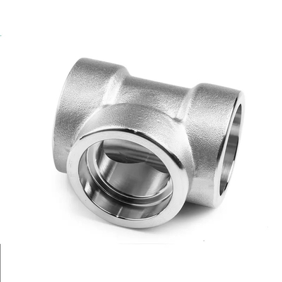 Chống nhiệt ANSI B 16.9 Phép hợp kim ống phụ kiện chéo Tee cho kết nối chặt chẽ