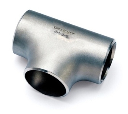 ASME B16.9 Butt hàn bằng Tee vật liệu tùy biến ví dụ như thép carbon thép không gỉ NPS1/2 "-60" giao hàng nhanh MOQ thấp