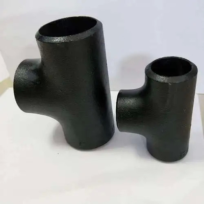 ASME B16.9 Butt hàn bằng Tee vật liệu tùy biến ví dụ như thép carbon thép không gỉ NPS1/2 "-60" giao hàng nhanh MOQ thấp