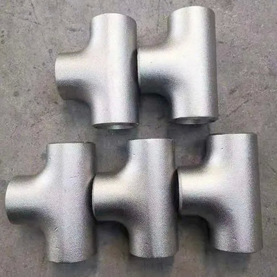 ASME B16.9 Butt hàn bằng Tee vật liệu tùy biến ví dụ như thép carbon thép không gỉ NPS1/2 "-60" giao hàng nhanh MOQ thấp