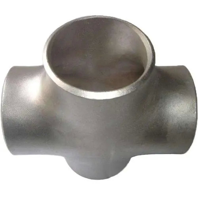 Tùy chỉnh Hợp kim 316 Ống hàn mông Lắp thẳng Phụ kiện ống chéo 4 chiều