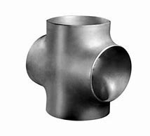Tùy chỉnh Hợp kim 316 Ống hàn mông Lắp thẳng Phụ kiện ống chéo 4 chiều