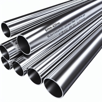 6mm-630mm đường kính bên ngoài ống thép không gỉ austenitic với tiêu chuẩn ASTM A312 và xử lý nướng