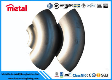 UNS N08800 Lắp ống thép hợp kim niken 45 độ BW Khuỷu tay dài bán kính uốn cong