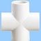 DIN8077 ISO15874 Phụ kiện đường ống nước PVC Uh Tee chéo