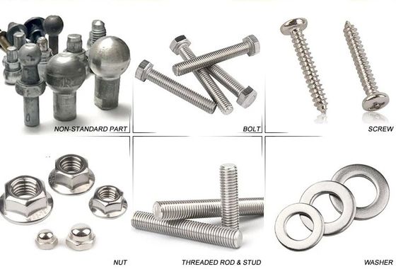 ASTM A453 Cơ khí 7/8 &quot;Din975 Đinh vít ren đinh vít ren đen dày mạ kẽm