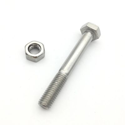 Giá xuất xưởng thép không gỉ 304 316 316L DIN 931 DIN 933 bu lông và đai ốc lục giác / Hex Bolt