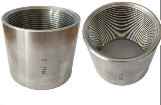 thép không gỉ NPT / DIN / BS ren ống nữ núm vú khớp nối đầy đủ / nửa