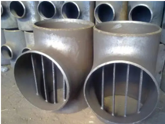 Phụ kiện mông ASME / ANSI B16.9 Tê có thanh ASTM / UNS N06601 8 &quot;x 8&quot; Sch80